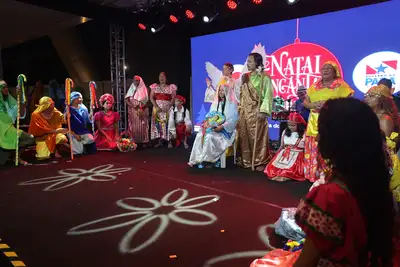 notícia: Natal Encantado no Parque da Cidade encanta público com Pastorinha e Coro Carlos Gomes