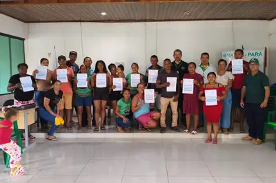 notícia: Com Emater, quilombolas de São Miguel do Guamá fornecem merenda para escola