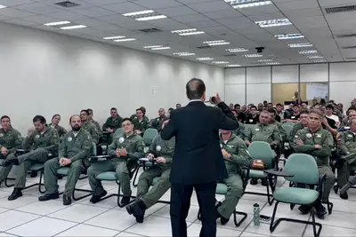 notícia:  Graesp realiza capacitação para servidores voltada para as operações de segurança aérea