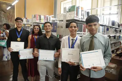 notícia: Estudantes da rede estadual são premiados no 4º Concurso de Redação do projeto “Justiça na Escola” do TJ
