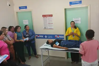 notícia: Hospital de Oriximiná oferta curso teórico e prático de cuidador de idosos à comunidade