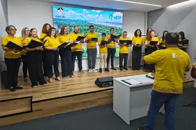 notícia: Coral PCT Guamá se apresenta pela primeira vez na semana do Natal