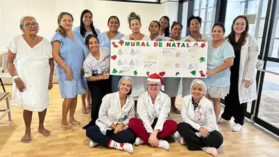 notícia: Cartas marcam ação especial de Natal no Hospital da Mulher do Pará