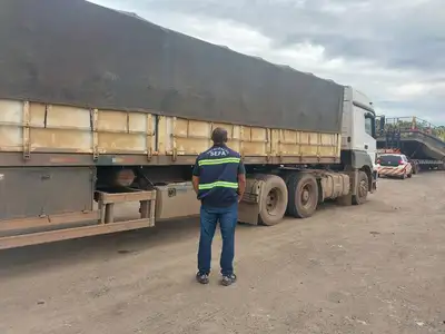 notícia: Sefa apreende etanol, soja e celulares  