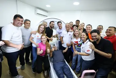 notícia: Governo do Pará entrega tomógrafo à Policlínica Ruth Nobre Bragança