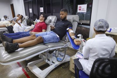 notícia: Hemopa registra aumento de 10% nas doações de sangue em março e celebra 3º mês seguido de alta