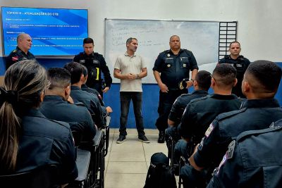 notícia: PMPA inicia treinamento para os militares que vão atuar no trânsito de Belém 