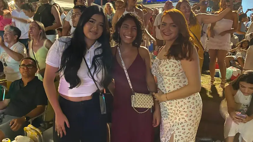 Manoella Silva escolheu o complexo para celebrar a virada de ano com amigas e o companheiro