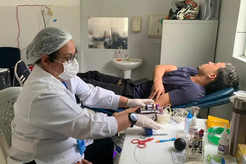 A ação ocorre com sala de coleta montada e integra o cronograma anual de mobilizações externas da instituição.