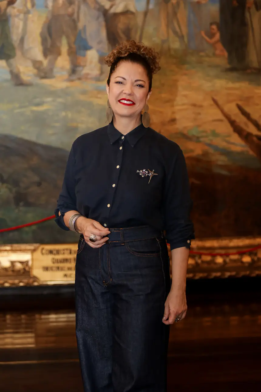 Ursula Vidal, secretária de cultura <div class='credito_fotos'>Foto: Bruno Cruz / Ag. Pará &nbsp;&nbsp;|&nbsp;&nbsp; <a href='/midias/2026/originais/20260109220042-GF00026034-F00483223.jpg' download><i class='fa-solid fa-download'></i> Download</a></div>