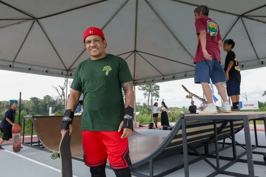 Bruno Ferreira, atleta de skate