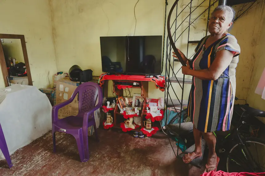 Beneficiários Programa Sua Casa/Personagem Felicia Nascimento Almeida <div class='credito_fotos'>Foto: Bruno Cecim / Ag. Pará &nbsp;&nbsp;|&nbsp;&nbsp; <a href='/midias/2026/originais/20260123092806-GF00026122-F00486503.jpg' download><i class='fa-solid fa-download'></i> Download</a></div>