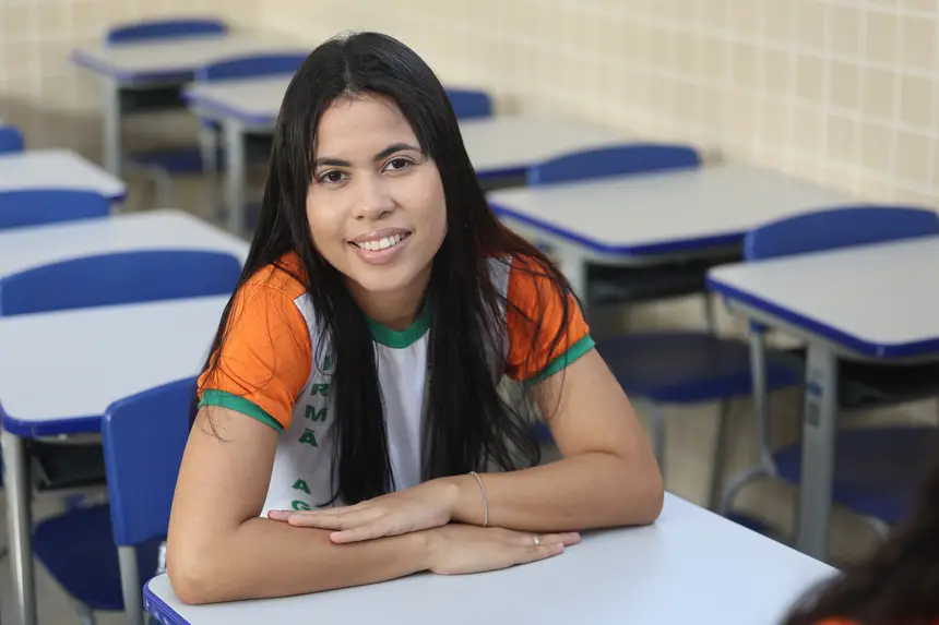 Ana Paula, estudante da 1° série do ensino médio