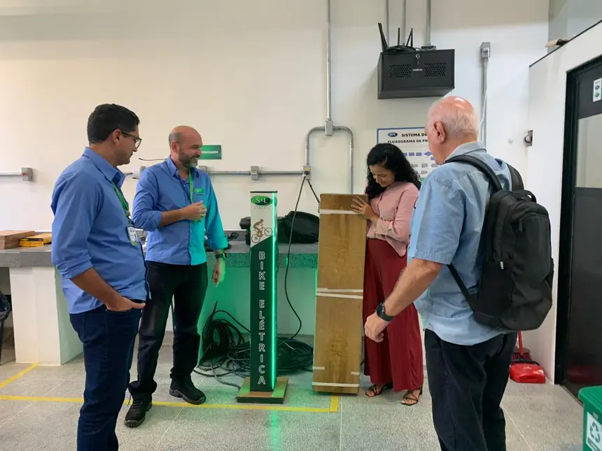 Visita dos representantes da FINEP a sede da S&L Energia no PCT Guamá 