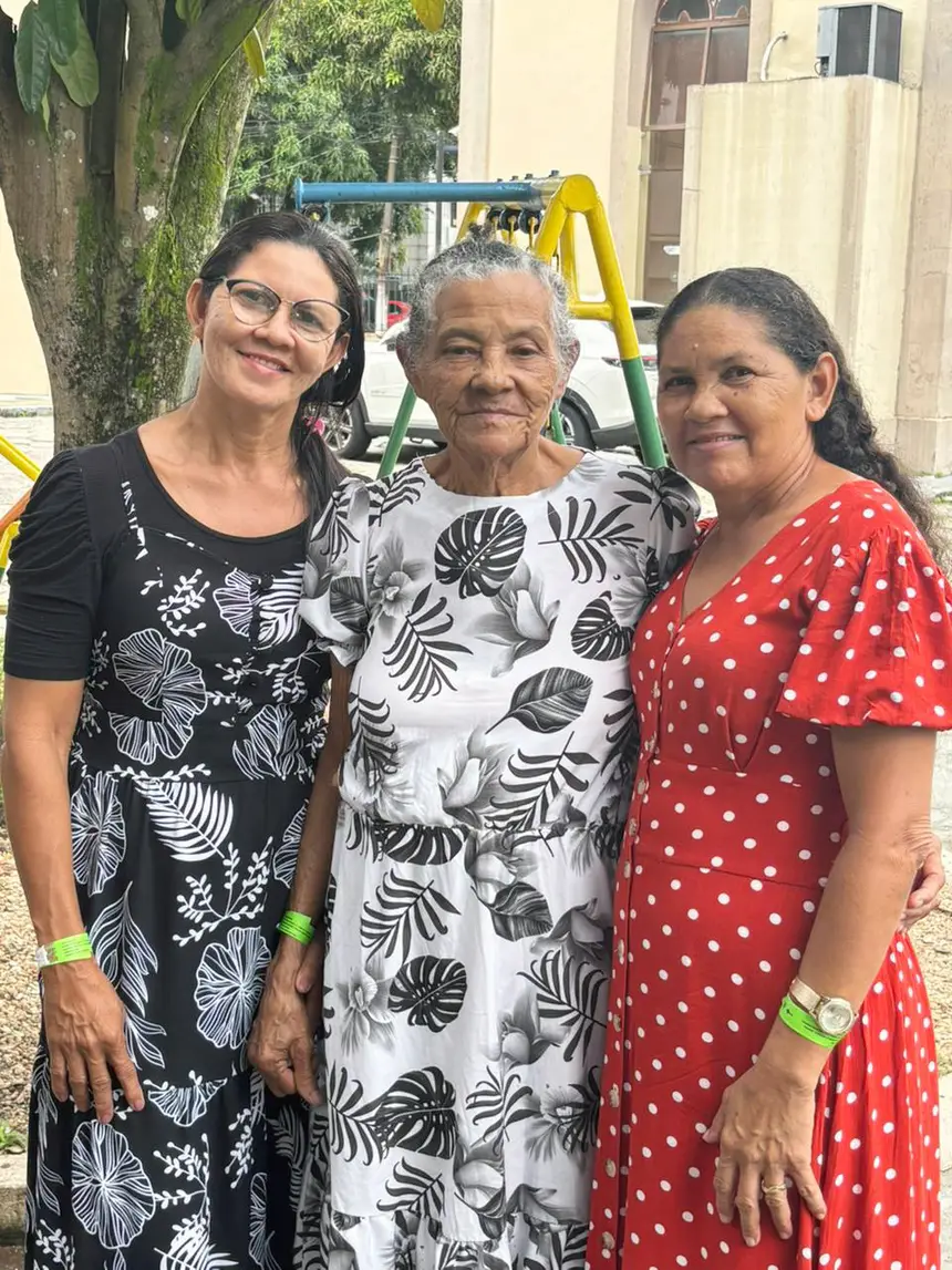 Maria Brito e sua mãe