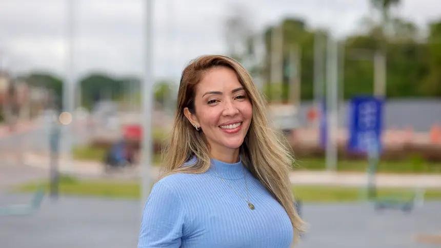 Naira Carvalho, arquiteta SEOP <div class='credito_fotos'>Foto: Bruno Cruz / Ag. Pará &nbsp;&nbsp;|&nbsp;&nbsp; <a href='/midias/2026/originais/20260304120955-GF00026417-F00495150.jpg' download><i class='fa-solid fa-download'></i> Download</a></div>