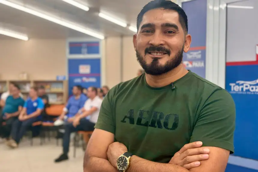 Professor de Matemática, do município de Augusto Corrêa, Rivelino Fernandes.