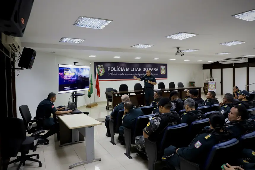 Na apresentação, Coronel Giorgio Mariúba, chefe do DGO