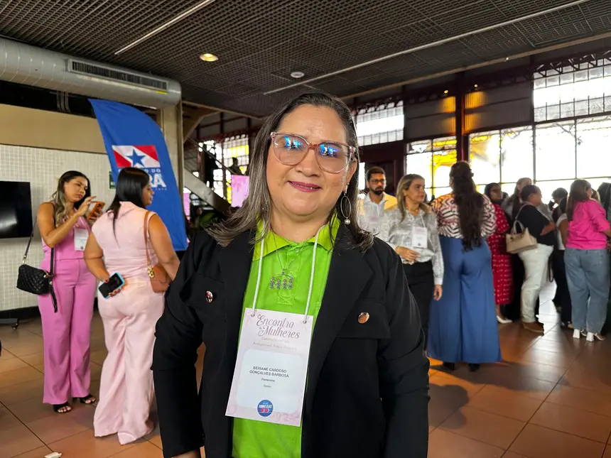 A pedagoga Beriane Cardoso, moradora do distrito de Icoaraci, participou do evento e falou sobre a importância de ações como esta para as mulheres.