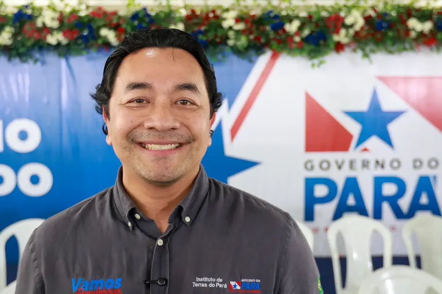 Bruno Yoheiji Kono Ramos, presidente do ITERPA <div class='credito_fotos'>Foto: Marcelo Lelis / Ag. Pará &nbsp;&nbsp;|&nbsp;&nbsp; <a href='/midias/2026/originais/20260325134946-GF00026642-F00503236.jpg' download><i class='fa-solid fa-download'></i> Download</a></div>