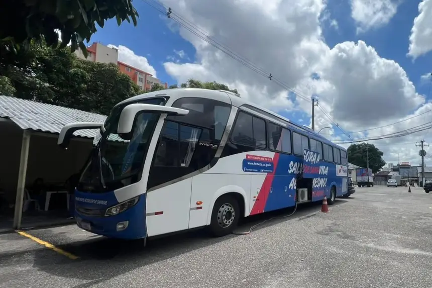 A ação contou com estrutura de unidade móvel e trailer, garantindo mais comodidade aos voluntários e facilitando o acesso à doação de sangue fora da sede da instituição.