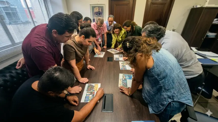 Votação com equipes de engenharia e projetos