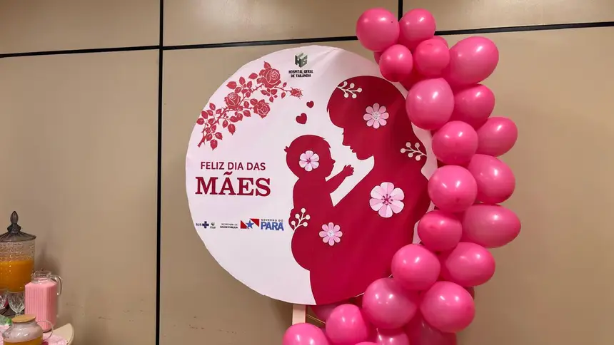 Espaço decorativo preparado especialmente para registrar esse momento de acolhimento e carinho vivido pelas mães da UTI Neonatal