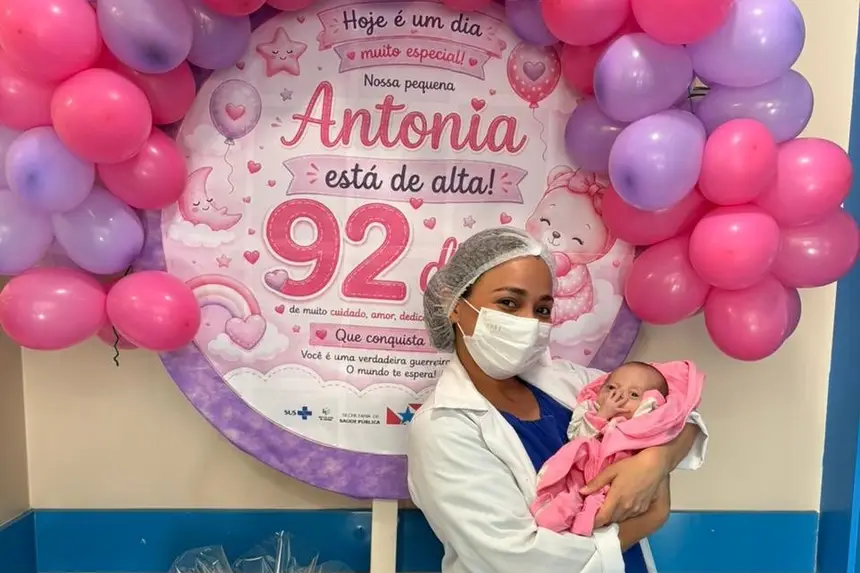 Uma trajetória marcada por desafios, cuidado e muita dedicação da equipe da UTI Neonatal do HGT