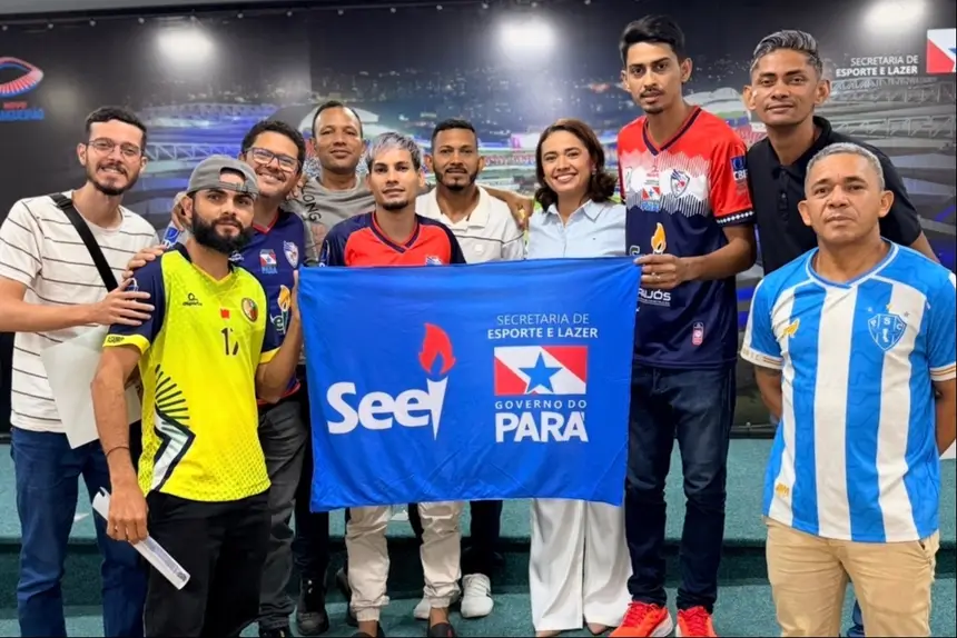 Atletas surdos receberam apoio pada representar o Pará no Campeonato Brasileiro de Fustal de Surdos