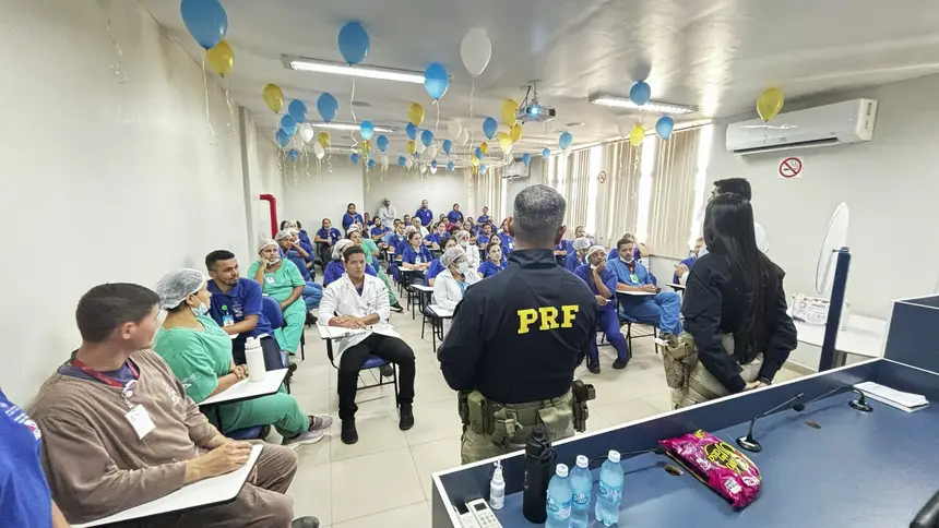 Ação reforçou a importância da prevenção e do respeito à vida no trânsito