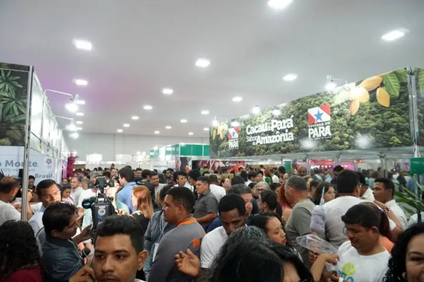 O Festival Internacional do Chocolate e do Cacau de Altamira atrai uma grande quantidade de visitantes