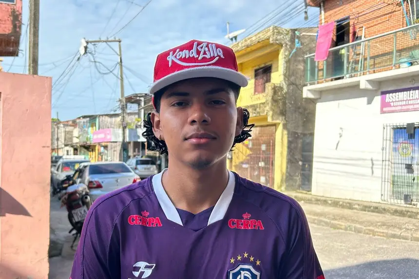 Guilherme Conceição, morador do bairro do Guamá 