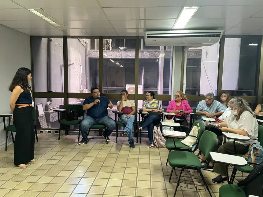 coordenador estadual da Primeira Infância no Sistema Único de Assistência Social (Suas), da Seaster, Antônio Sena, fala sobre a importância da oficina