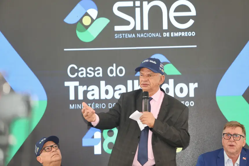 Foto: Bruno Cruz / Ag. Pará O secretário-executivo do Ministério do Trabalho e Emprego, Francisco Macena, ressaltou o papel do novo espaço no acolhimento e na orientação profissional dos trabalhadores paraenses