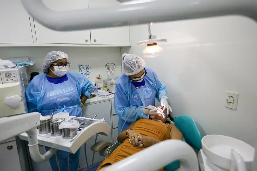 Foto: Pedro Guerreiro / Ag. Pará Atendimento odontológico também foi incluído na programação especial