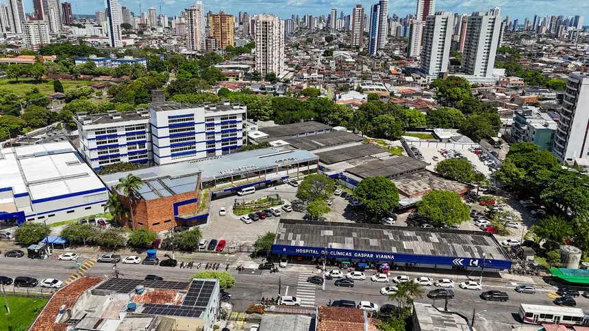 Hospital de Clínicas Gaspar Vianna, em Belém