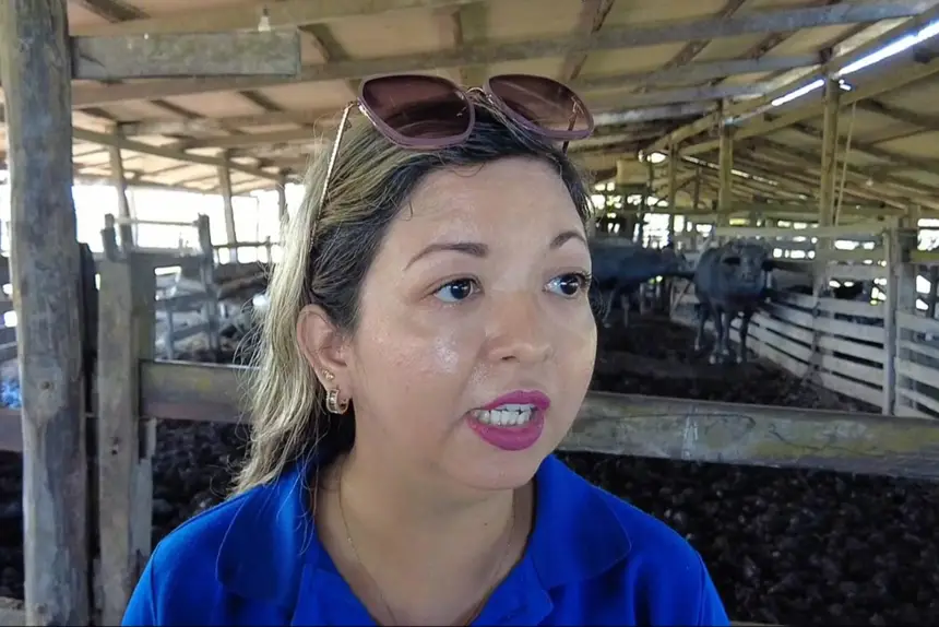 A médica-veterinária da Sedap, Anelise Ramos, acompanha os torneios