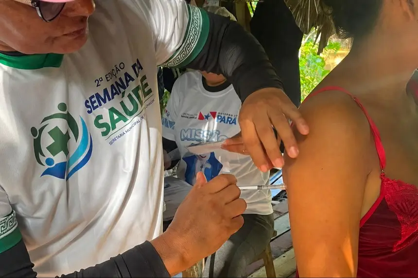 Em dois dias de ação, foram aplicadas cerca de 370 doses de vacina contra afebre amarela em três locaidades de Afuá