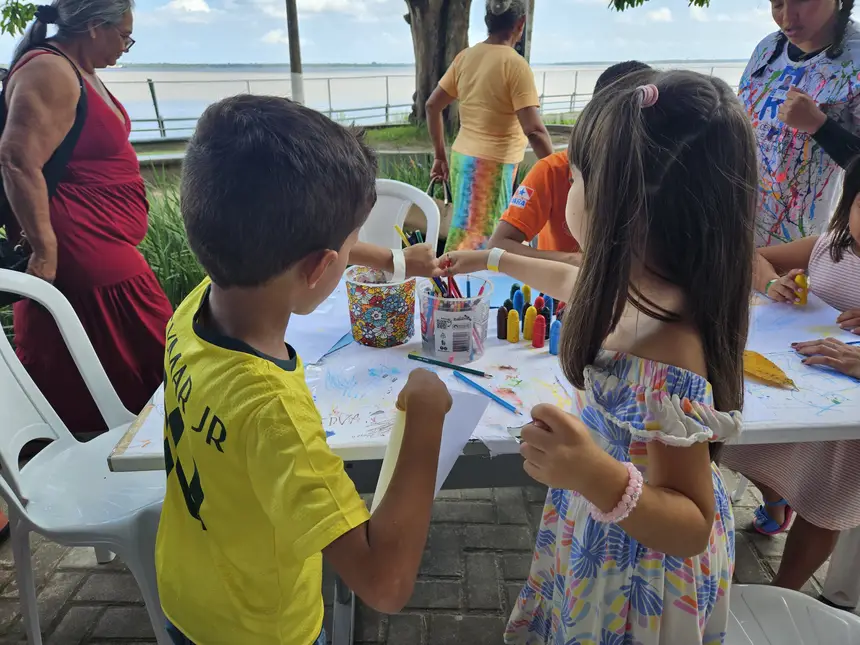 Atividades de pintura foram as preferidas
