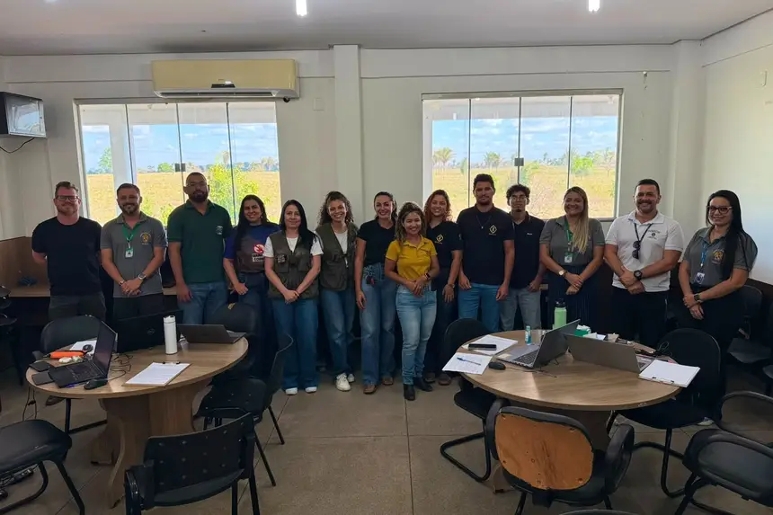Equipe do mutirão em Canaã dos Carajás