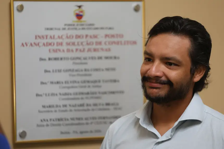 Lucas Maia - Coordenador da Usina da Paz Jurunas/Condor <div class='credito_fotos'>Foto: Pedro Guerreiro / Ag. Pará &nbsp;&nbsp;|&nbsp;&nbsp; <a href='/midias/2026/originais/20260826131435-GF00027695-F00541913.jpg' download><i class='fa-solid fa-download'></i> Download</a></div>
