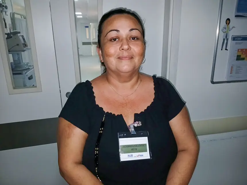 Entre os pacientes atendidos está a filha de Maria Rosária Rodrigues Lima, de 47 anos, moradora de Castanhal (PA). 