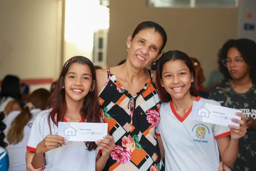 Cleviane da Costa - mãe da estudante