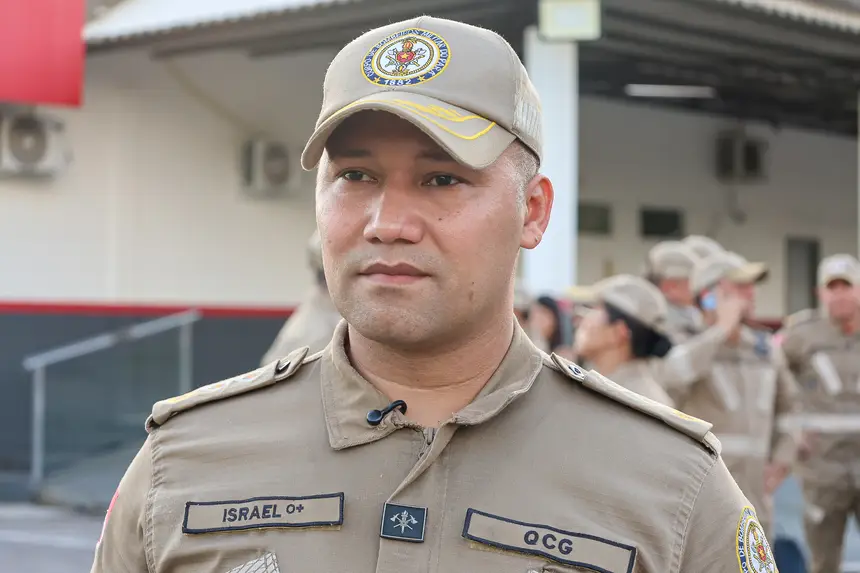 Major para Tenente coronel Israel, 4220 de corpo de bombeiros
