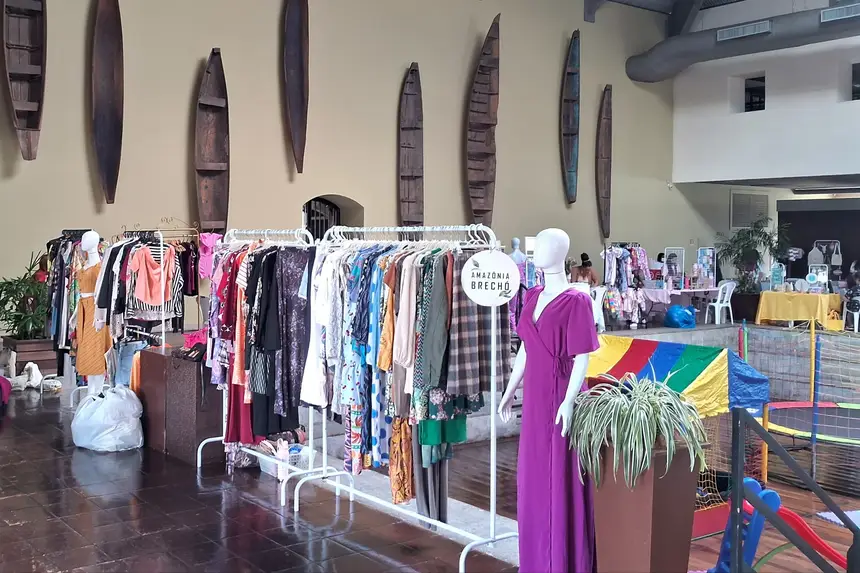 Feira Amazônia Brechó, no Espaço São José Liberto
