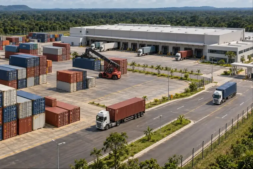 Distrito Industrial de Barcarena prevê a implantação de um terminal logístico multimodal
