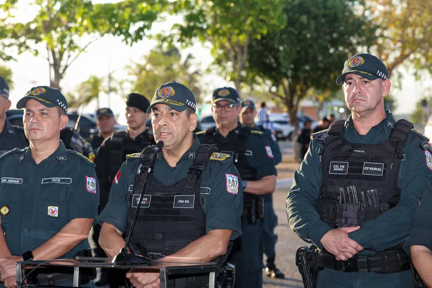 Foto: Bruno Cruz / Ag. Pará Comandante-geral da PMPA, coronel Sérgio Neves