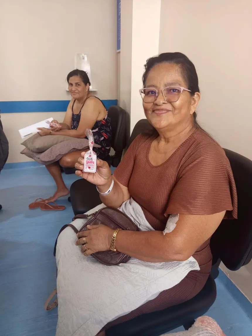 Pacientes do Centro de Hemodiálise do HGT participaram de atividades educativas e dinâmicas de conscientização sobre a saúde da mulher
