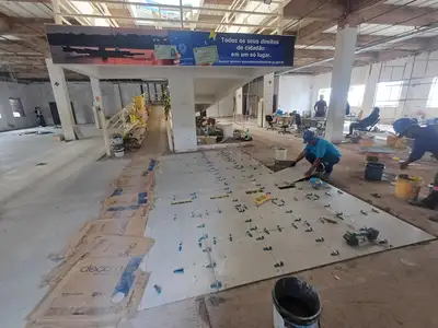 notícia: Obras da Estação Cidadania de Santarém alcançam 81% de execução