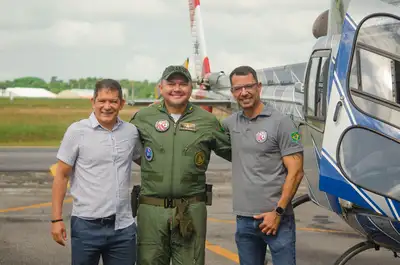notícia: Graesp amplia frota operacional com a formação de novo comandante de helicóptero